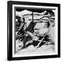 Cesare Pavese on a Deckchair-null-Framed Giclee Print