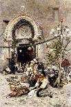 Market Day, Near Rome-Cesare Tiratelli-Stretched Canvas