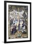 Cesare under Walls of Alexandria, Fresco from Stories of Julius Caesar Cycle, Royal Palace-null-Framed Giclee Print