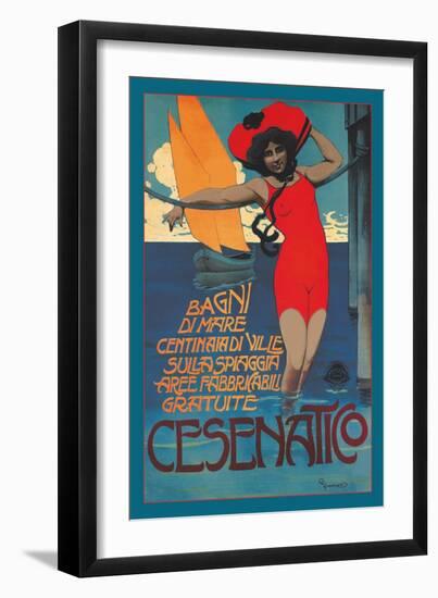 Cesenatico-Roberto Franzoni-Framed Art Print