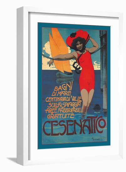 Cesenatico-Roberto Franzoni-Framed Art Print