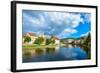 Cesky Krumlov on the Vltava River-connect1-Framed Photographic Print