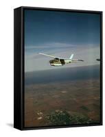 Cessna 210 Centurion Flying-null-Framed Stretched Canvas