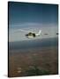 Cessna 210 Centurion Flying-null-Stretched Canvas