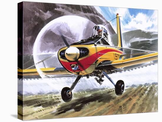 Cessna Agwagon-Wilf Hardy-Stretched Canvas