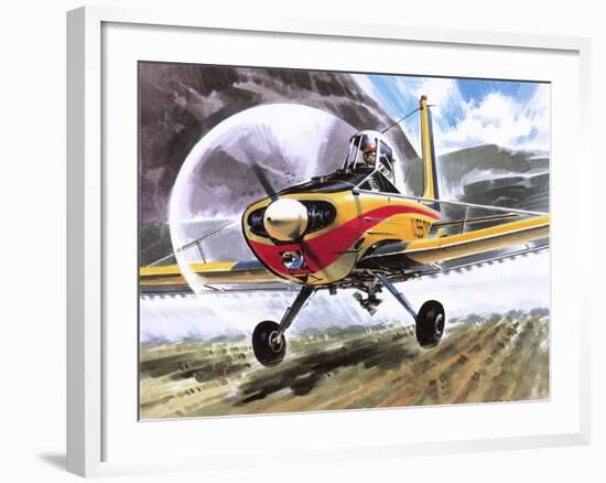 Cessna Agwagon-Wilf Hardy-Framed Giclee Print