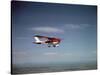 Cessna Skyhawk Flying-null-Stretched Canvas