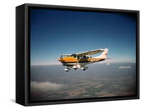 Cessna Superlobe Flying-null-Framed Stretched Canvas