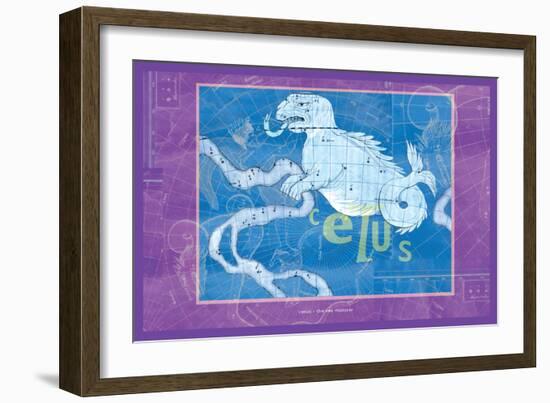 Cetus and Eridanus-null-Framed Art Print