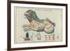 Cetus (Sea Monster) and Chemical Factory and Electrical Machinery Constellation-Sidney Hall-Framed Art Print