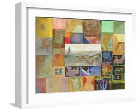 Cevennes Mosaic-Michael Chase-Framed Giclee Print