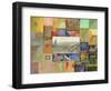 Cevennes Mosaic-Michael Chase-Framed Giclee Print