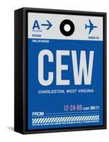 CEW Charleston Luggage Tag I-NaxArt-Framed Stretched Canvas