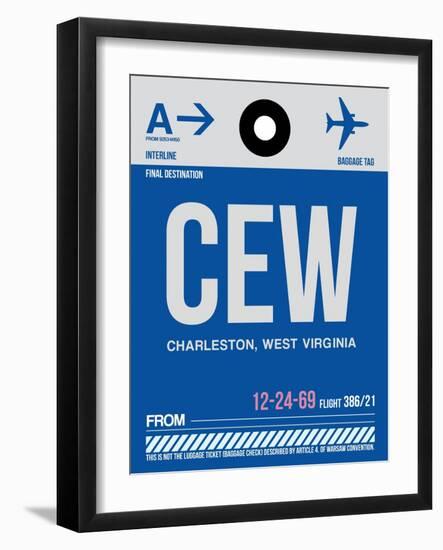 CEW Charleston Luggage Tag I-NaxArt-Framed Art Print