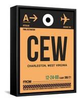 CEW Charleston Luggage Tag II-NaxArt-Framed Stretched Canvas