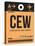 CEW Charleston Luggage Tag II-NaxArt-Stretched Canvas