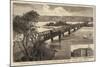 Ceylon, the New Railway Bridge at Kalutara, and the Grand Oriental Hotel, Colombo-null-Mounted Giclee Print