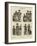 Ceylonese Costumes, 1880-null-Framed Giclee Print