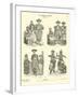 Ceylonese Costumes, 1880-null-Framed Giclee Print