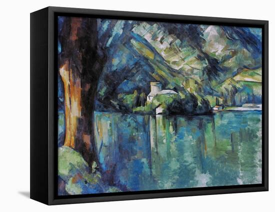 Cezanne: Annecy Lake, 1896-Paul C?zanne-Framed Stretched Canvas