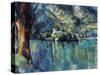 Cezanne: Annecy Lake, 1896-Paul C?zanne-Stretched Canvas