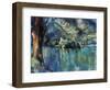 Cezanne: Annecy Lake, 1896-Paul C?zanne-Framed Premium Giclee Print