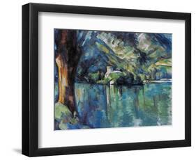 Cezanne: Annecy Lake, 1896-Paul C?zanne-Framed Premium Giclee Print