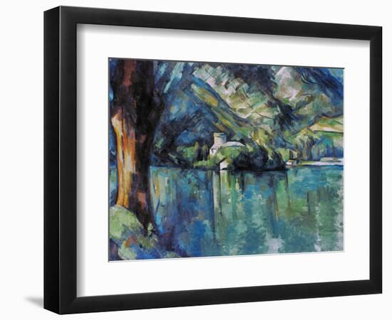 Cezanne: Annecy Lake, 1896-Paul C?zanne-Framed Premium Giclee Print