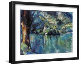 Cezanne: Annecy Lake, 1896-Paul C?zanne-Framed Giclee Print