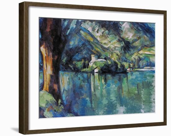 Cezanne: Annecy Lake, 1896-Paul C?zanne-Framed Giclee Print