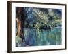 Cezanne: Annecy Lake, 1896-Paul C?zanne-Framed Giclee Print