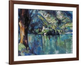 Cezanne: Annecy Lake, 1896-Paul C?zanne-Framed Giclee Print