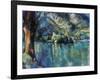 Cezanne: Annecy Lake, 1896-Paul C?zanne-Framed Giclee Print