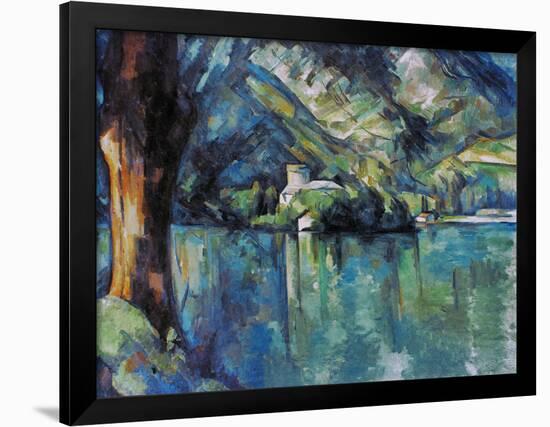 Cezanne: Annecy Lake, 1896-Paul C?zanne-Framed Giclee Print