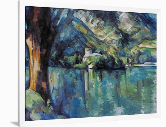 Cezanne: Annecy Lake, 1896-Paul C?zanne-Framed Giclee Print