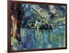 Cezanne: Annecy Lake, 1896-Paul C?zanne-Framed Giclee Print