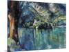 Cezanne: Annecy Lake, 1896-Paul C?zanne-Mounted Giclee Print