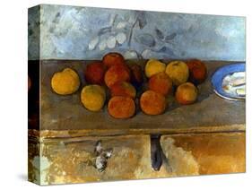 Cezanne: Apples & Biscuits-Paul Cézanne-Stretched Canvas