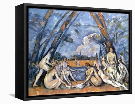 Cezanne: Baigneuses, 1905-Paul Cézanne-Framed Stretched Canvas