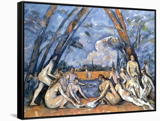 Cezanne: Baigneuses, 1905-Paul Cézanne-Framed Stretched Canvas