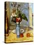 Cezanne: Blue Vase, 1885-87-Paul Cézanne-Stretched Canvas