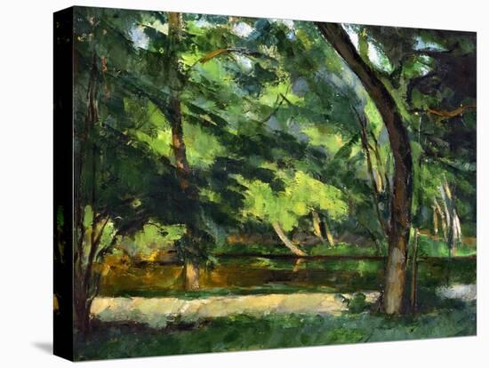 Cezanne: Etang, 1877-Paul Cézanne-Stretched Canvas