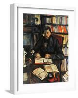 Cezanne: Geffroy, 1895-96-Paul Cézanne-Framed Giclee Print