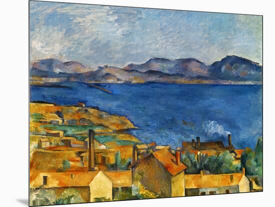 Cezanne:Marseilles,1886-90-Paul Cézanne-Mounted Giclee Print