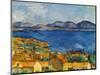 Cezanne:Marseilles,1886-90-Paul Cézanne-Mounted Premium Giclee Print