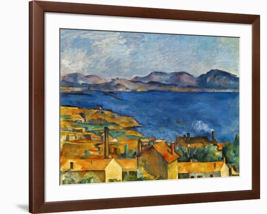 Cezanne:Marseilles,1886-90-Paul Cézanne-Framed Giclee Print