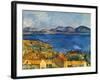 Cezanne:Marseilles,1886-90-Paul Cézanne-Framed Giclee Print