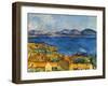 Cezanne:Marseilles,1886-90-Paul Cézanne-Framed Giclee Print