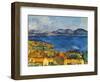 Cezanne:Marseilles,1886-90-Paul Cézanne-Framed Giclee Print