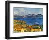 Cezanne:Marseilles,1886-90-Paul Cézanne-Framed Giclee Print